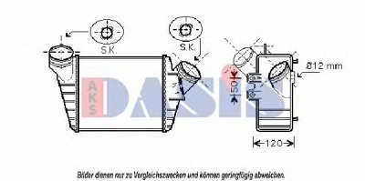 AKS DASIS 047009n -  Интеркулер